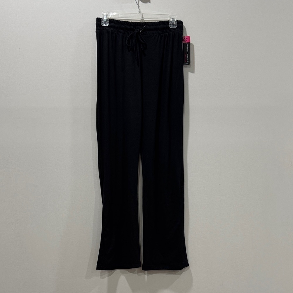 Skylee Collection Black Drawstring Maternity Lounge Pants
